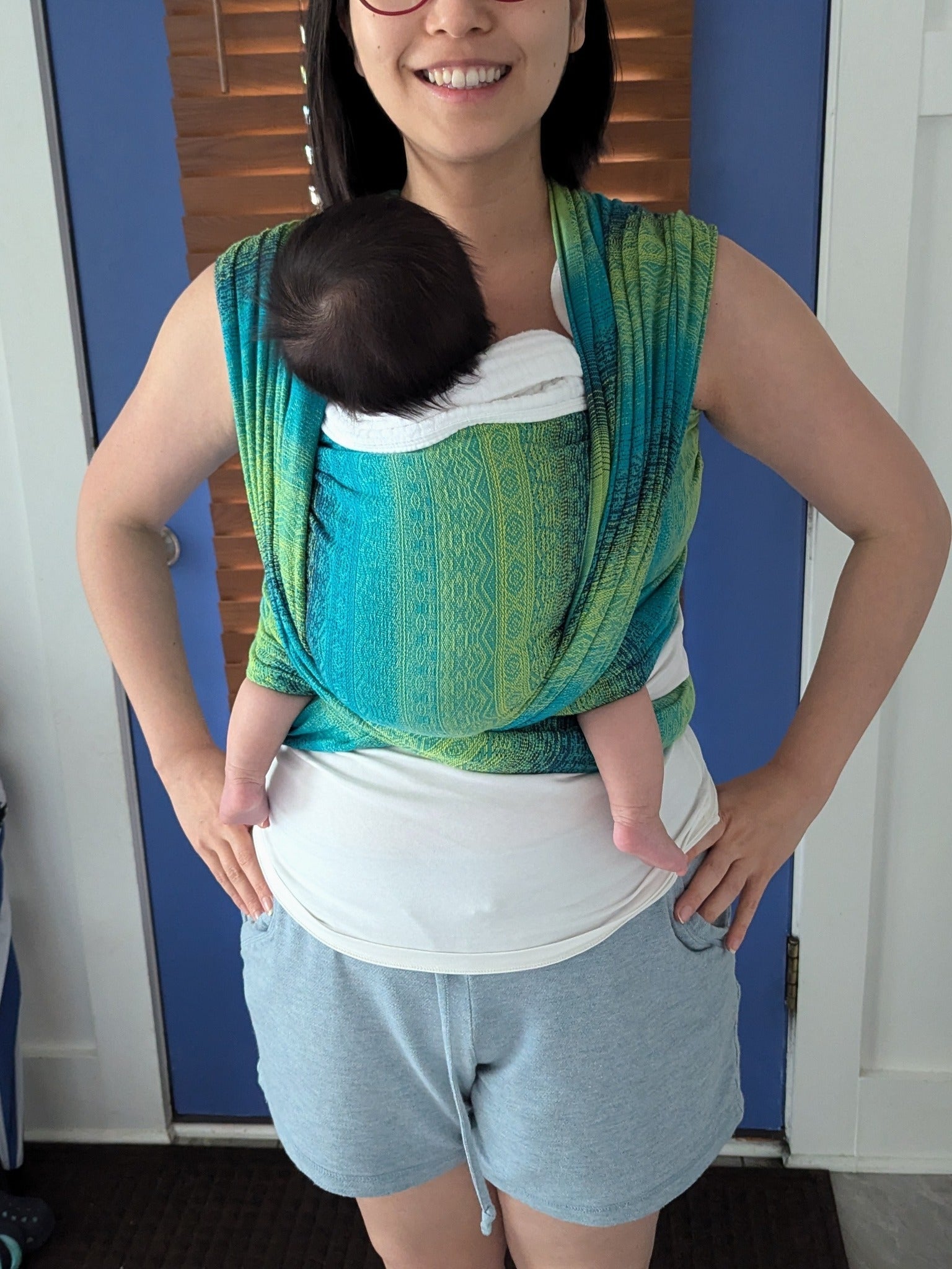 Ada Malachite Woven Wrap by Didymos Didymos at Little Zen One