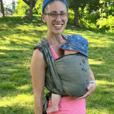 Blue Blossom Woven Wrap by Didymos Didymos at Little Zen One