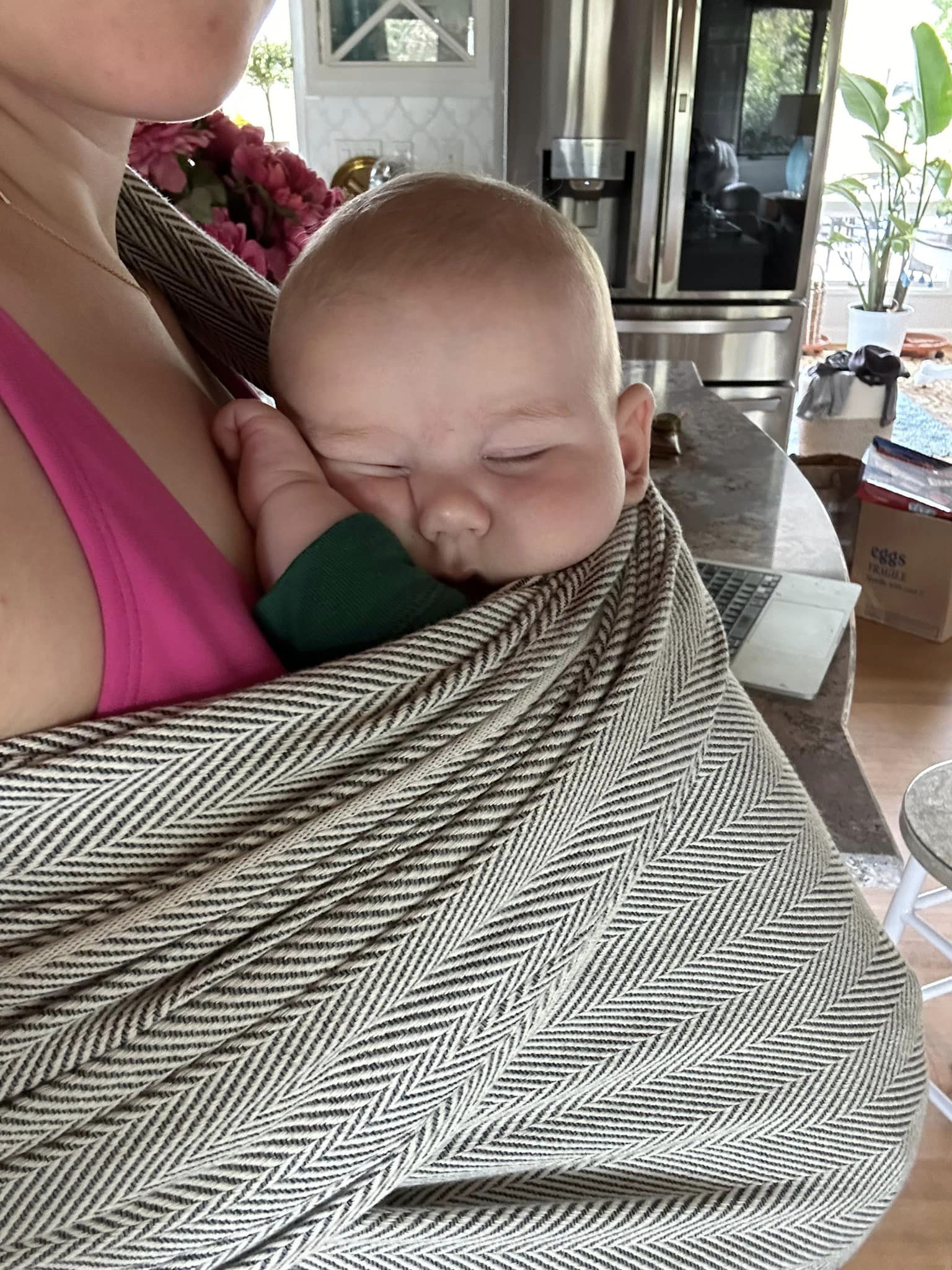 Lisca Grigio Woven Wrap by Didymos Didymos at Little Zen One