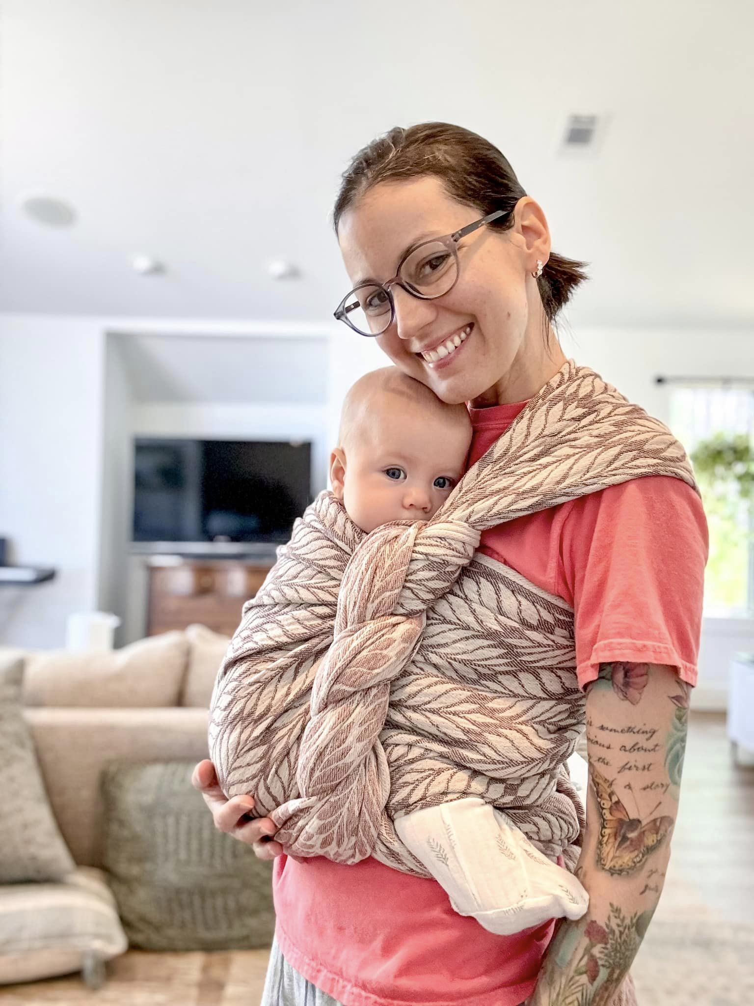 Trias Chai Cinnamon Woven Wrap by Didymos Didymos at Little Zen One
