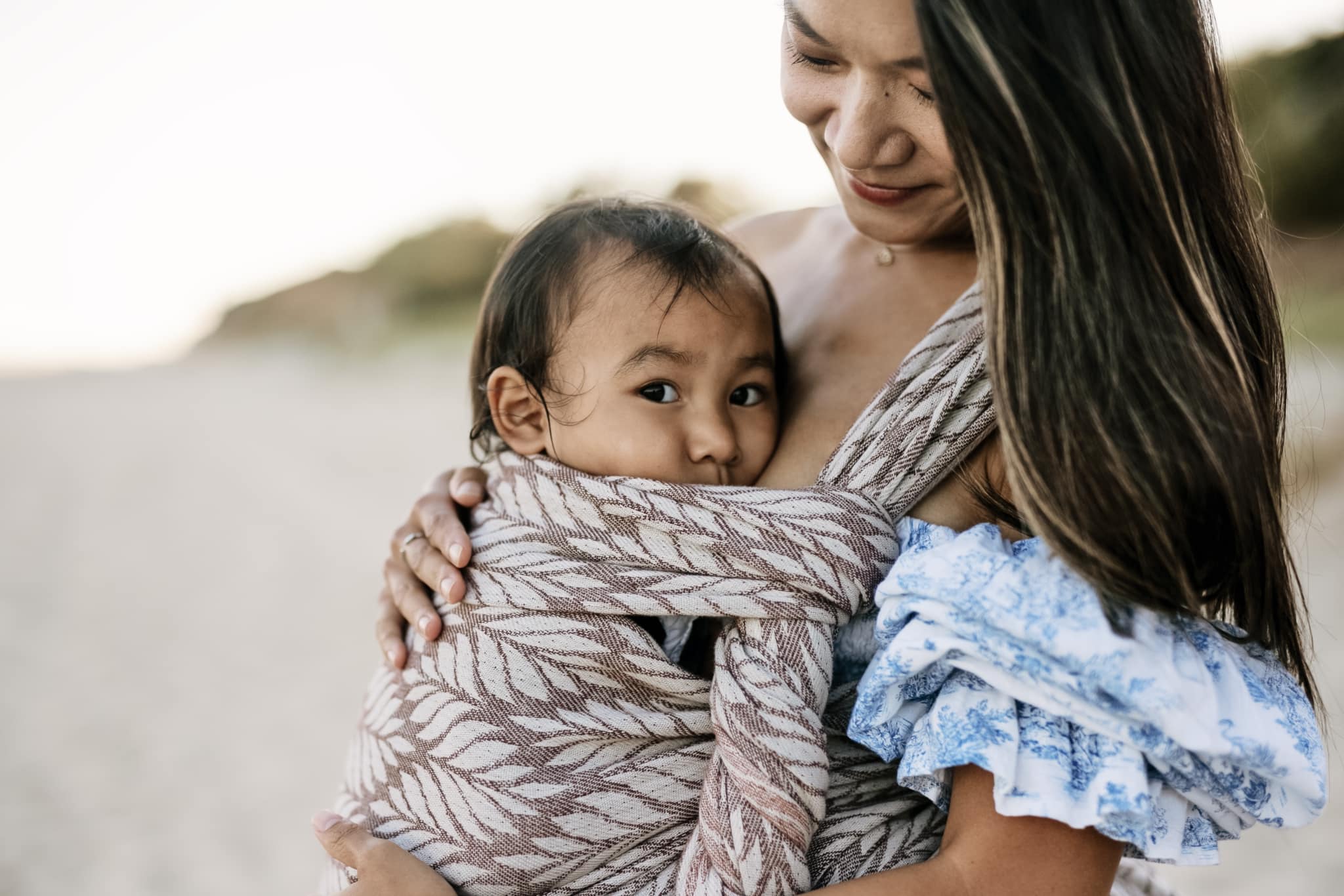 Trias Chai Cinnamon Woven Wrap by Didymos Didymos at Little Zen One
