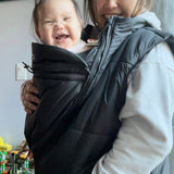 Mamalila Stockholm Black Unisex Babywearing Vest Mamalila at Little Zen One
