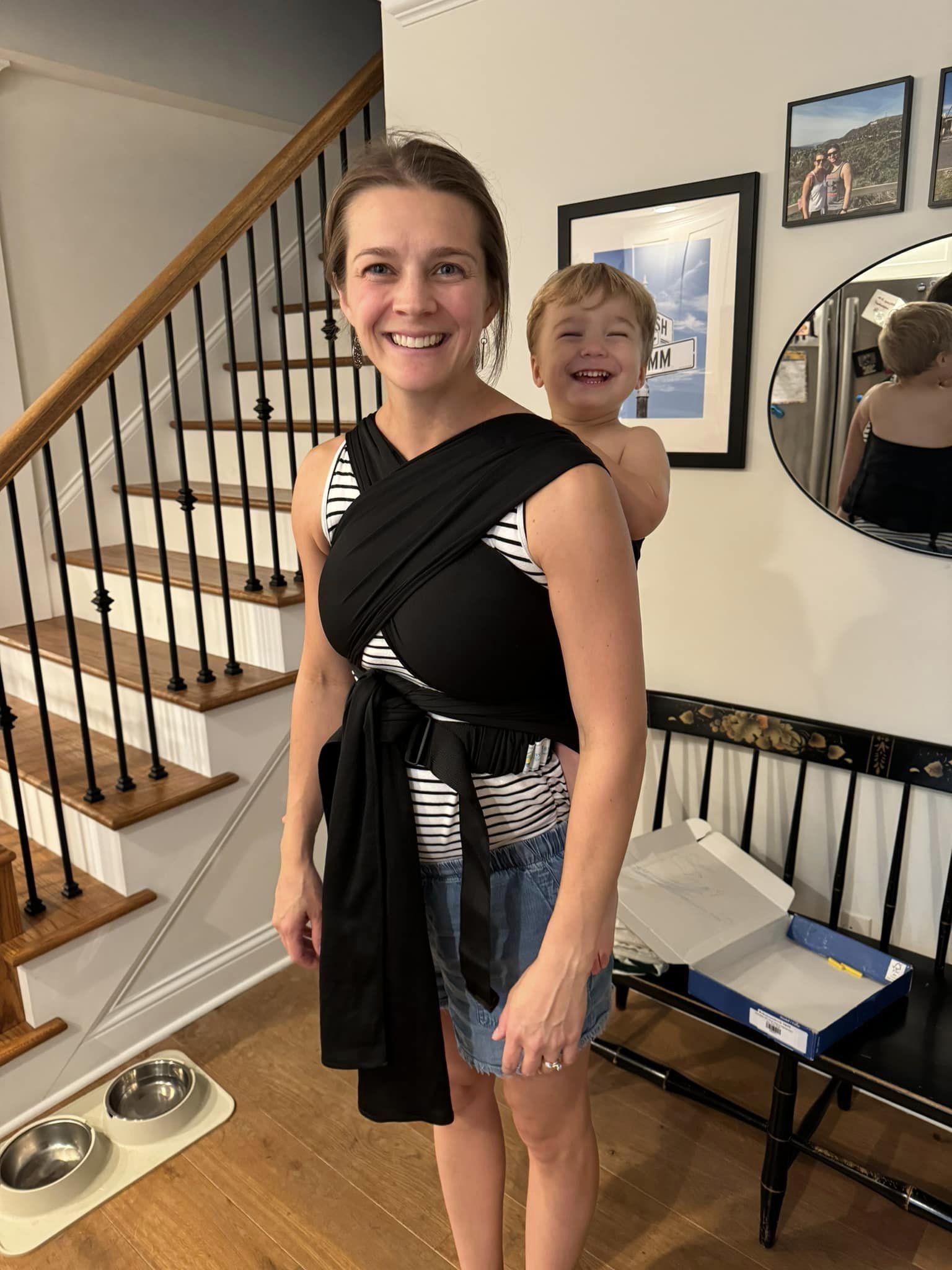 Night Fury Everyday Half Buckle Baby Carrier by Beachfront Baby Beachfront Baby at Little Zen One