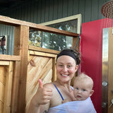 White Wave Water Ring Sling by Beachfront Baby Beachfront Baby at Little Zen One