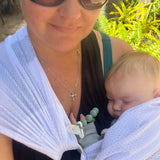 White Wave Water Ring Sling by Beachfront Baby Beachfront Baby at Little Zen One