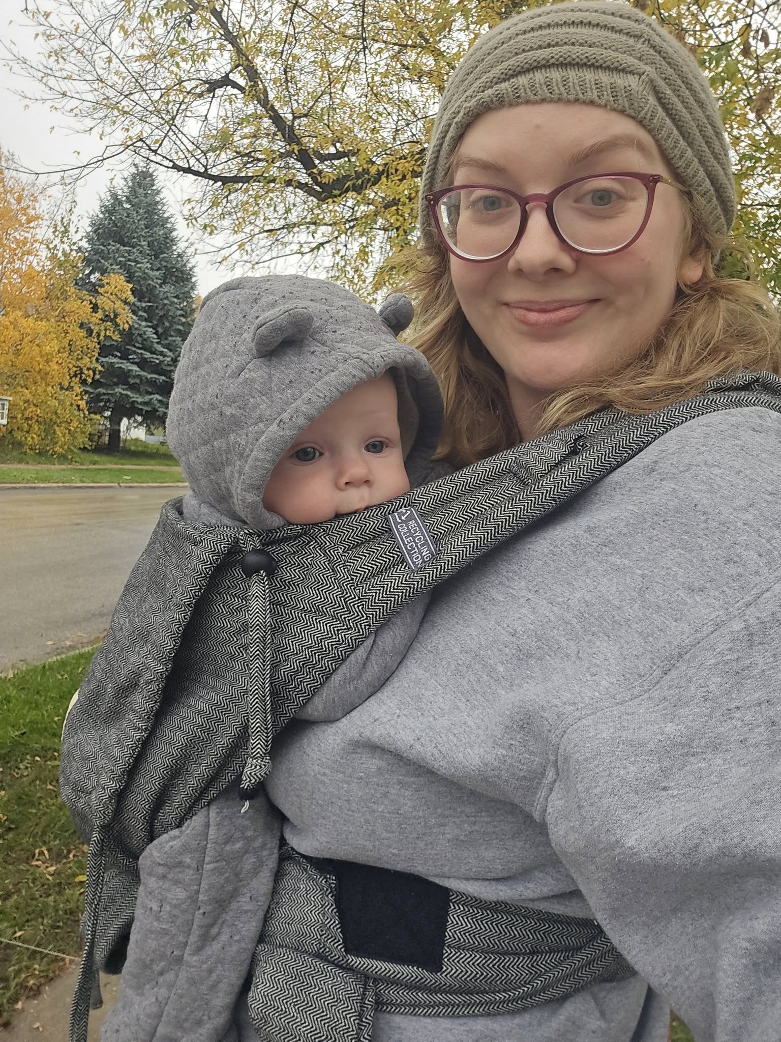 Tweed MySol Mei Tai by Girasol Girasol at Little Zen One