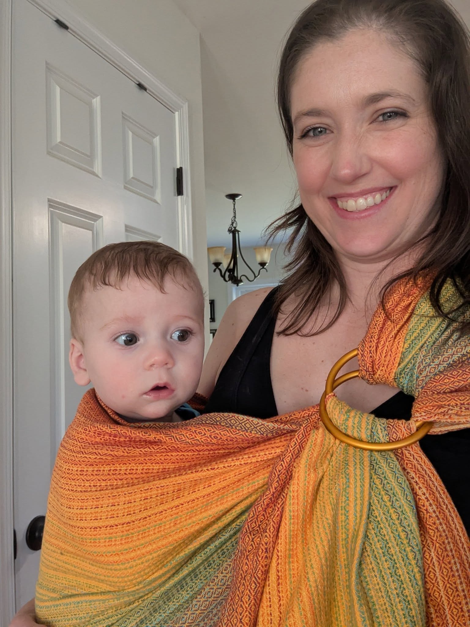 Free Elf fusion d'oro Double Weft Ring Sling by Girasol Girasol at Little Zen One