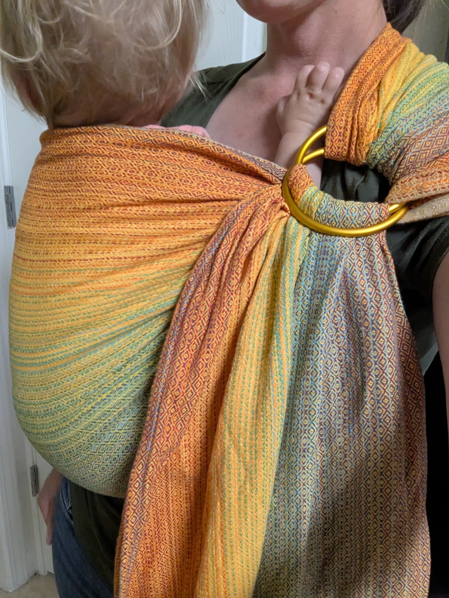 Free Elf fusion d'oro Double Weft Ring Sling by Girasol Girasol at Little Zen One