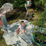 Trias Sage Large Muslin Blanket by Didymos Didymos at Little Zen One