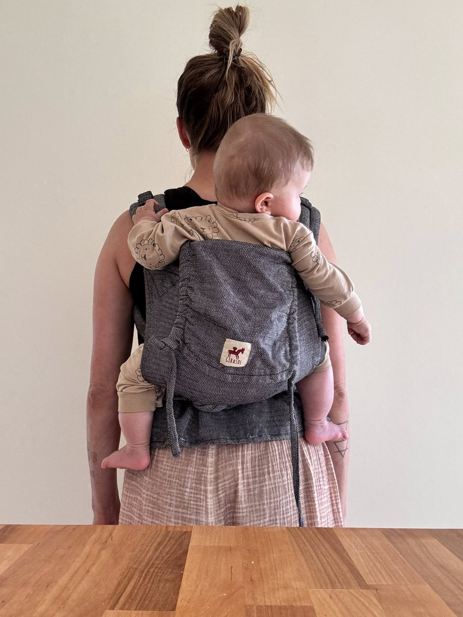 Tweed MySol Mei Tai by Girasol Girasol at Little Zen One