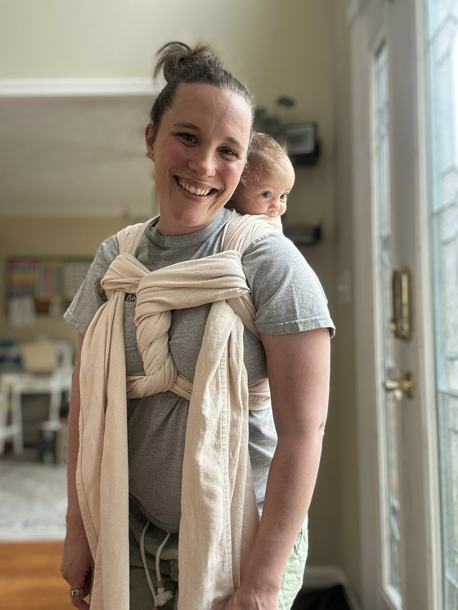 Rosy Pepper Woven Wrap by Girasol Girasol at Little Zen One