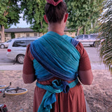 Starry Night Ocean Woven Wrap by Oscha Oscha at Little Zen One