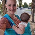 Starry Night Ocean Woven Wrap by Oscha Oscha at Little Zen One