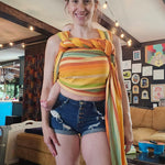 Alegria fusion de Oro Woven Wrap by Girasol Girasol at Little Zen One