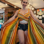 Alegria fusion de Oro Woven Wrap by Girasol Girasol at Little Zen One