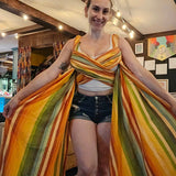 Alegria fusion de Oro Woven Wrap by Girasol Girasol at Little Zen One