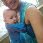 Starry Night Ocean Woven Wrap by Oscha Oscha at Little Zen One