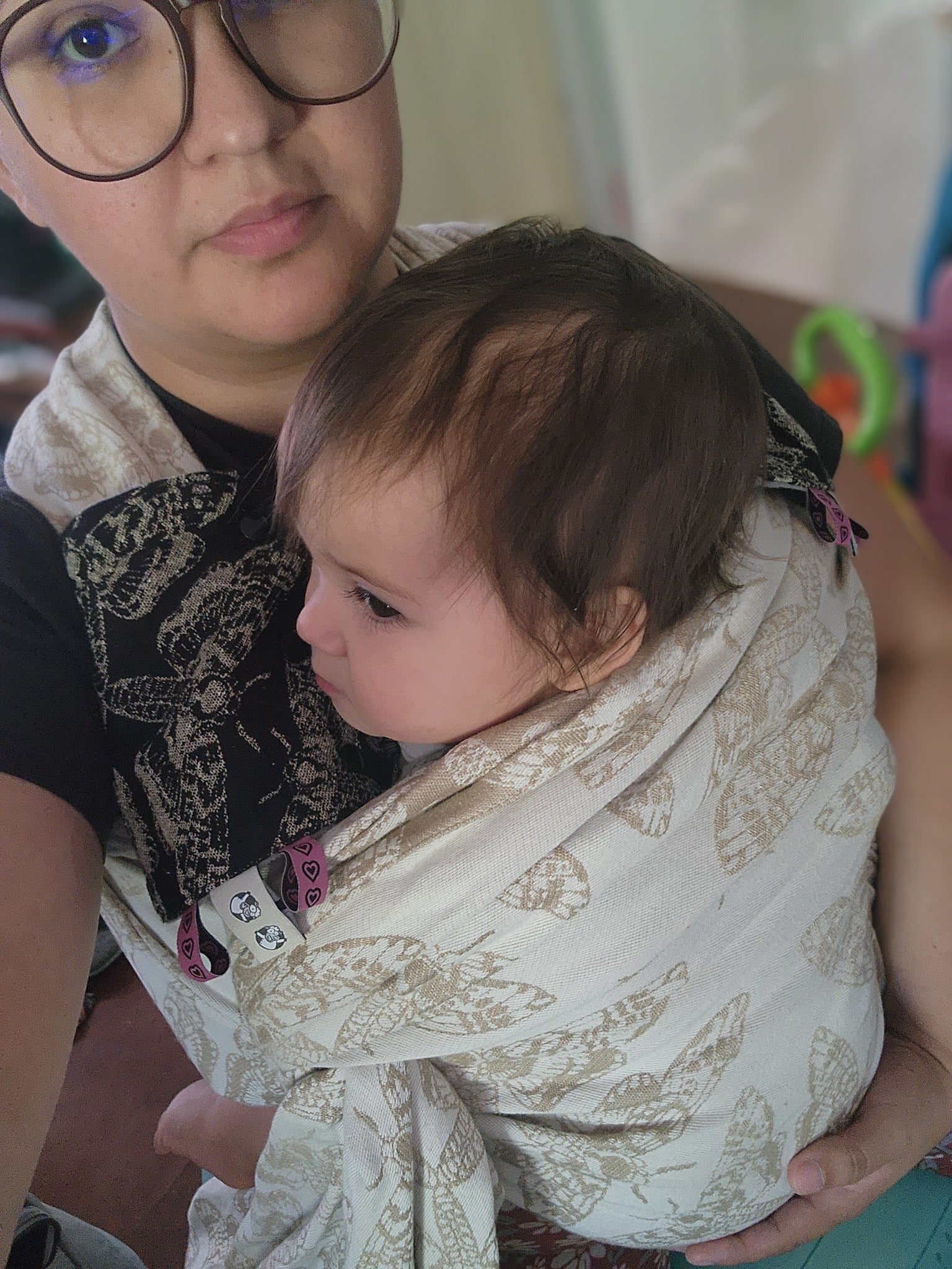 Queen of the Night Pamina Drool Pads & Reach Straps by LennyLamb LennyLamb at Little Zen One