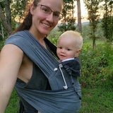 Doubleface Anthracite DidyKlick 4u Half Buckle by Didymos Didymos at Little Zen One