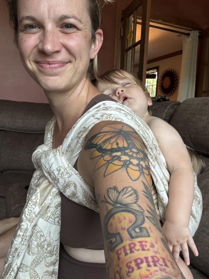 Queen of the Night Lumina Woven Wrap by LennyLamb LennyLamb at Little Zen One