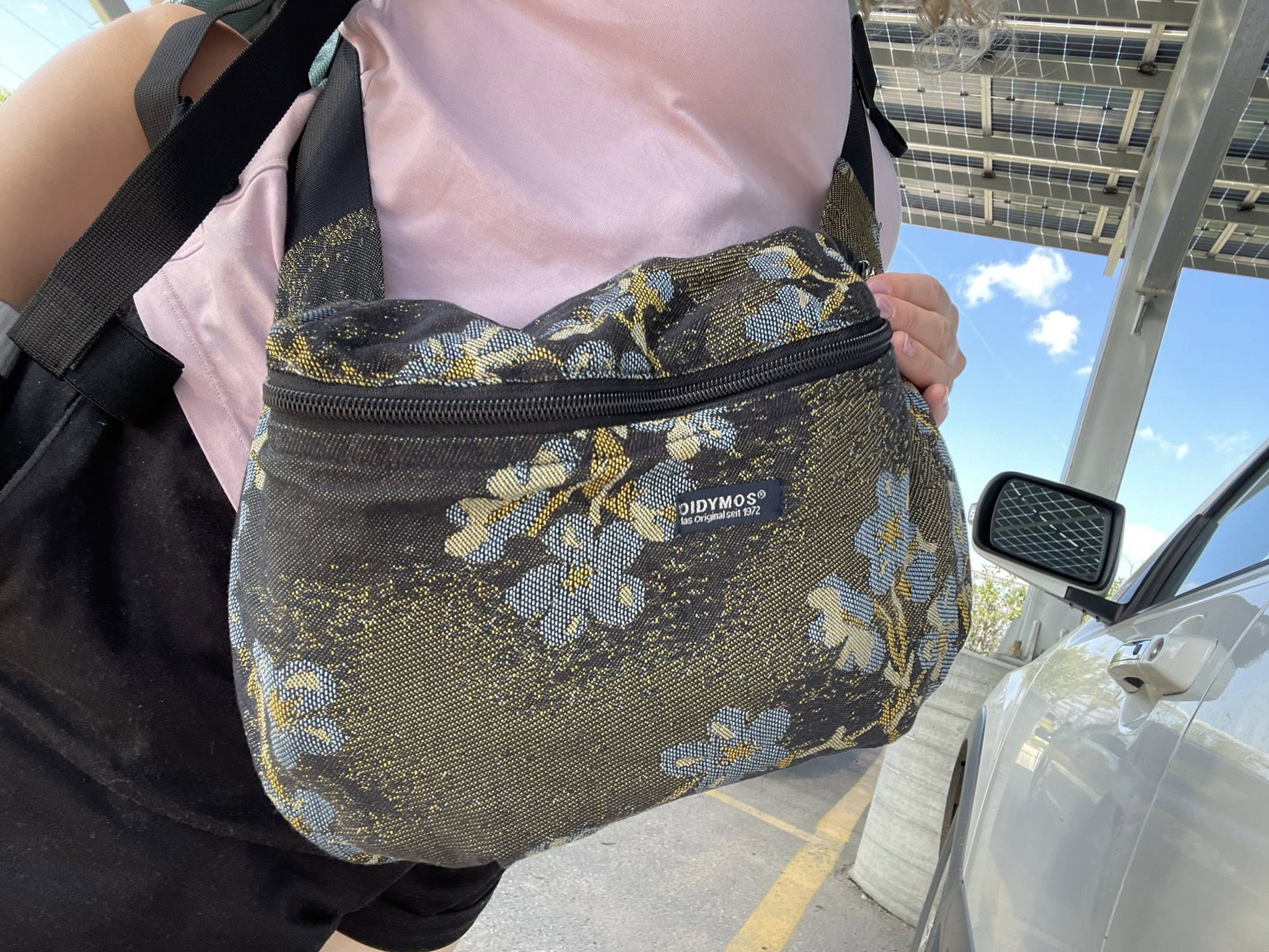 Blue Blossom Moon Bag by Didymos Didymos at Little Zen One