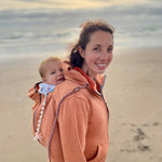 Angel Wings Babywearing Hoodie Cinnamon Angel Wings at Little Zen One