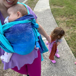 Starry Night Ocean Woven Wrap by Oscha Oscha at Little Zen One