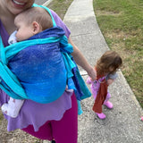 Starry Night Ocean Woven Wrap by Oscha Oscha at Little Zen One