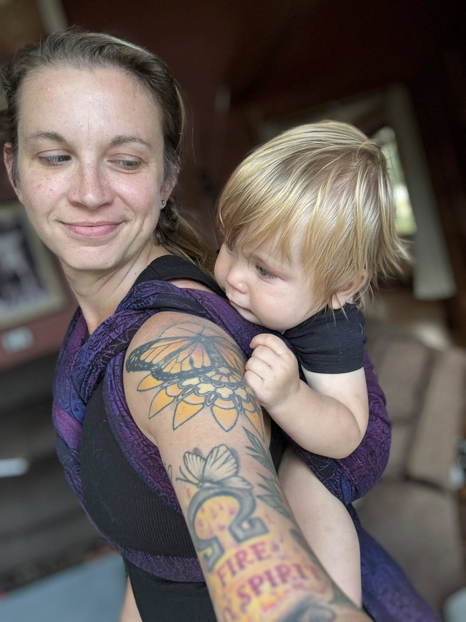 Wild Wine Bouquet Woven Wrap by LennyLamb LennyLamb at Little Zen One