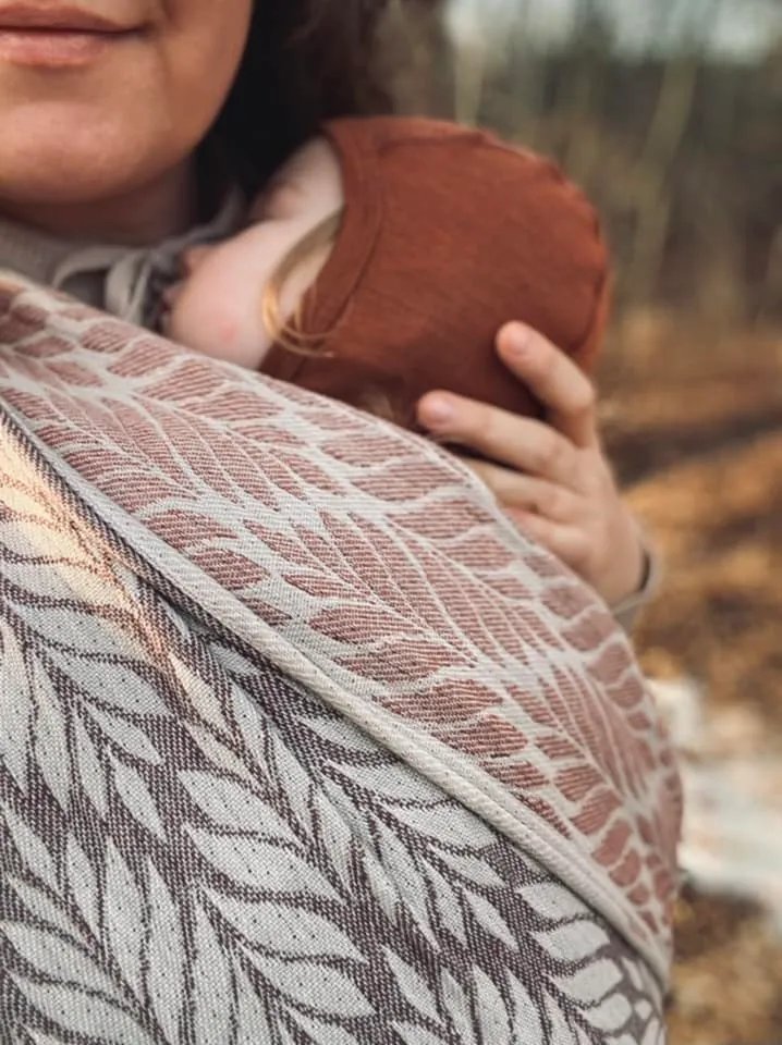 Trias Chai Cinnamon Woven Wrap by Didymos Didymos at Little Zen One