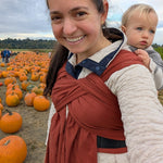 Rusty Red Toddler DidyKlick 4u Half Buckle by Didymos Didymos at Little Zen One