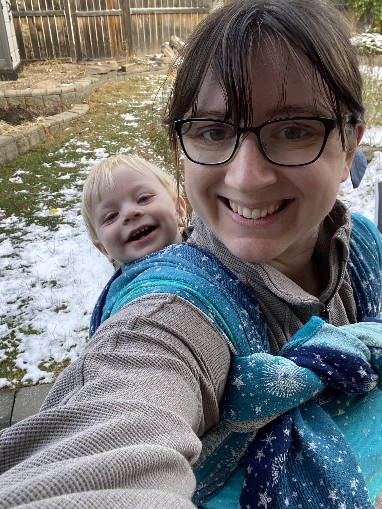 Constellation Cielo Woven Wrap by Oscha Oscha at Little Zen One