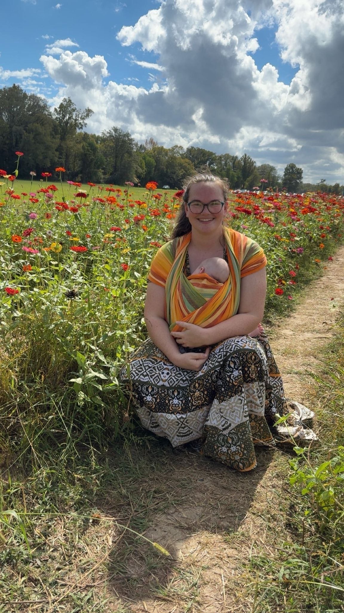 Alegria fusion de Oro Woven Wrap by Girasol Girasol at Little Zen One