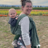 Whispering Woods linen Woven Wrap by Didymos Didymos at Little Zen One