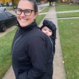 Mamalila Winterfriend Black Maternity and Babywearing Jacket Mamalila at Little Zen One