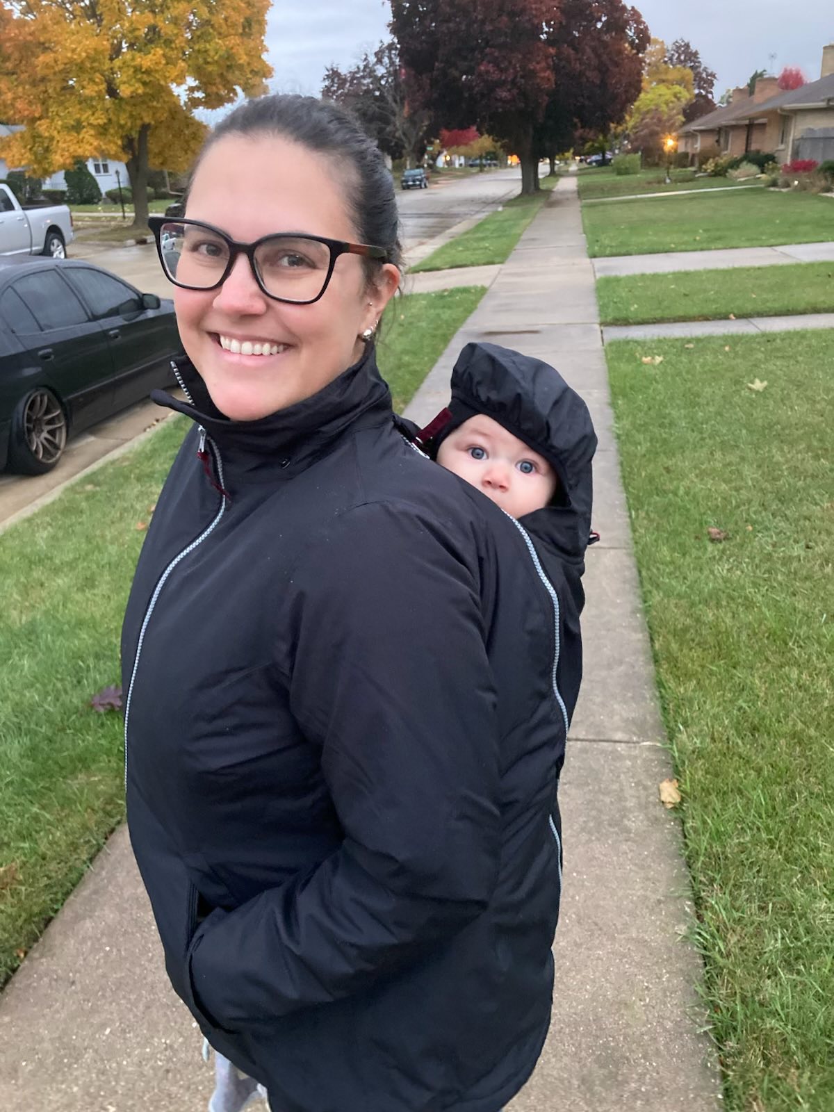 Mamalila Winterfriend Black Maternity and Babywearing Jacket Mamalila at Little Zen One