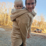 Babywearing Hoodie Jurassic Park Ice Desert by LennyLamb LennyLamb at Little Zen One