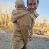 Babywearing Hoodie Jurassic Park Ice Desert by LennyLamb LennyLamb at Little Zen One