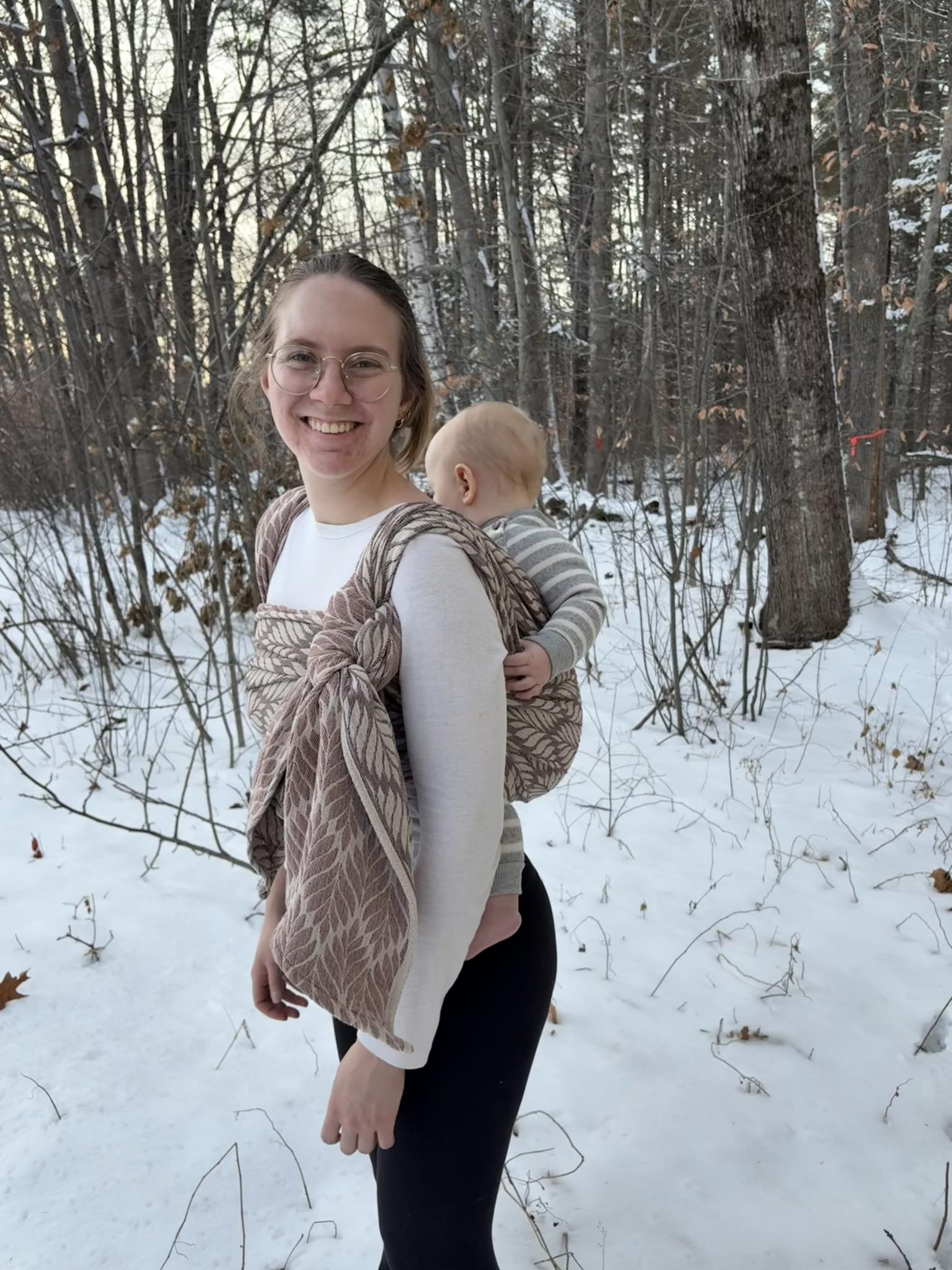 Trias Chai Cinnamon Woven Wrap by Didymos Didymos at Little Zen One