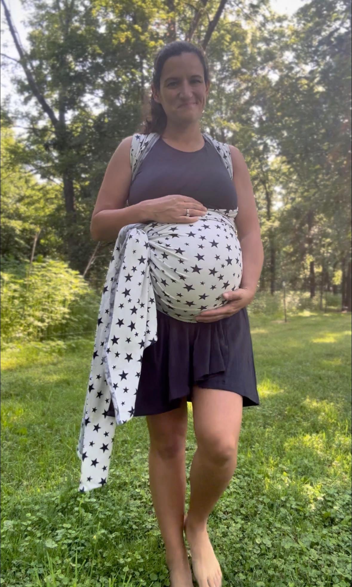 Doubleface Jersey Stars Hybrid Wrap by Didymos Didymos at Little Zen One