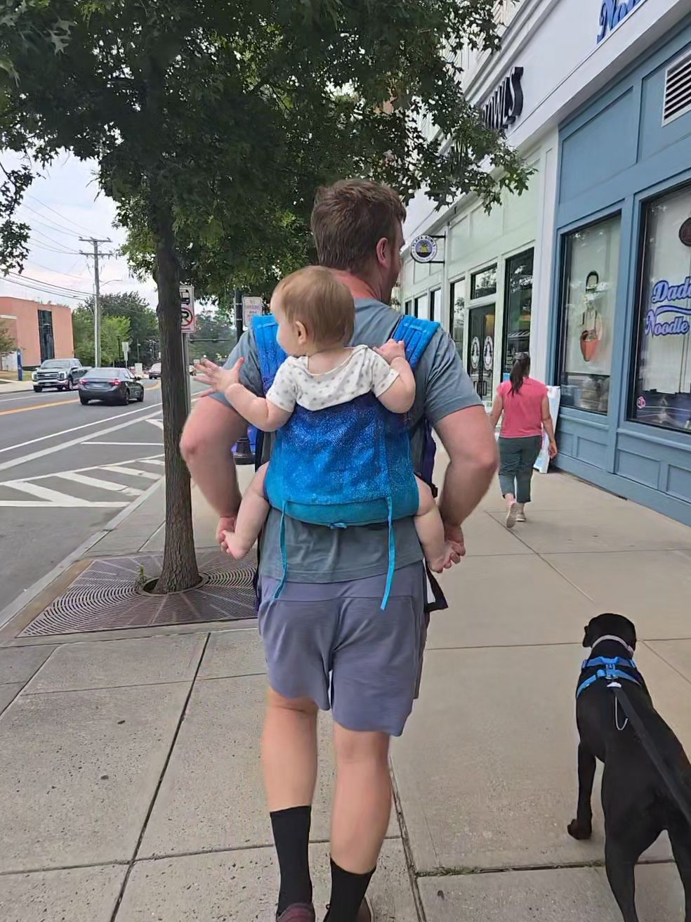 Starry Night Ocean Bairn Baby Carrier by Oscha Oscha at Little Zen One