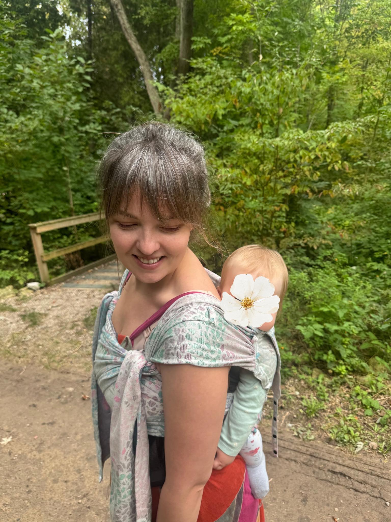 Summer Mosaic Toddler DidyKlick 4u Half Buckle by Didymos Didymos at Little Zen One