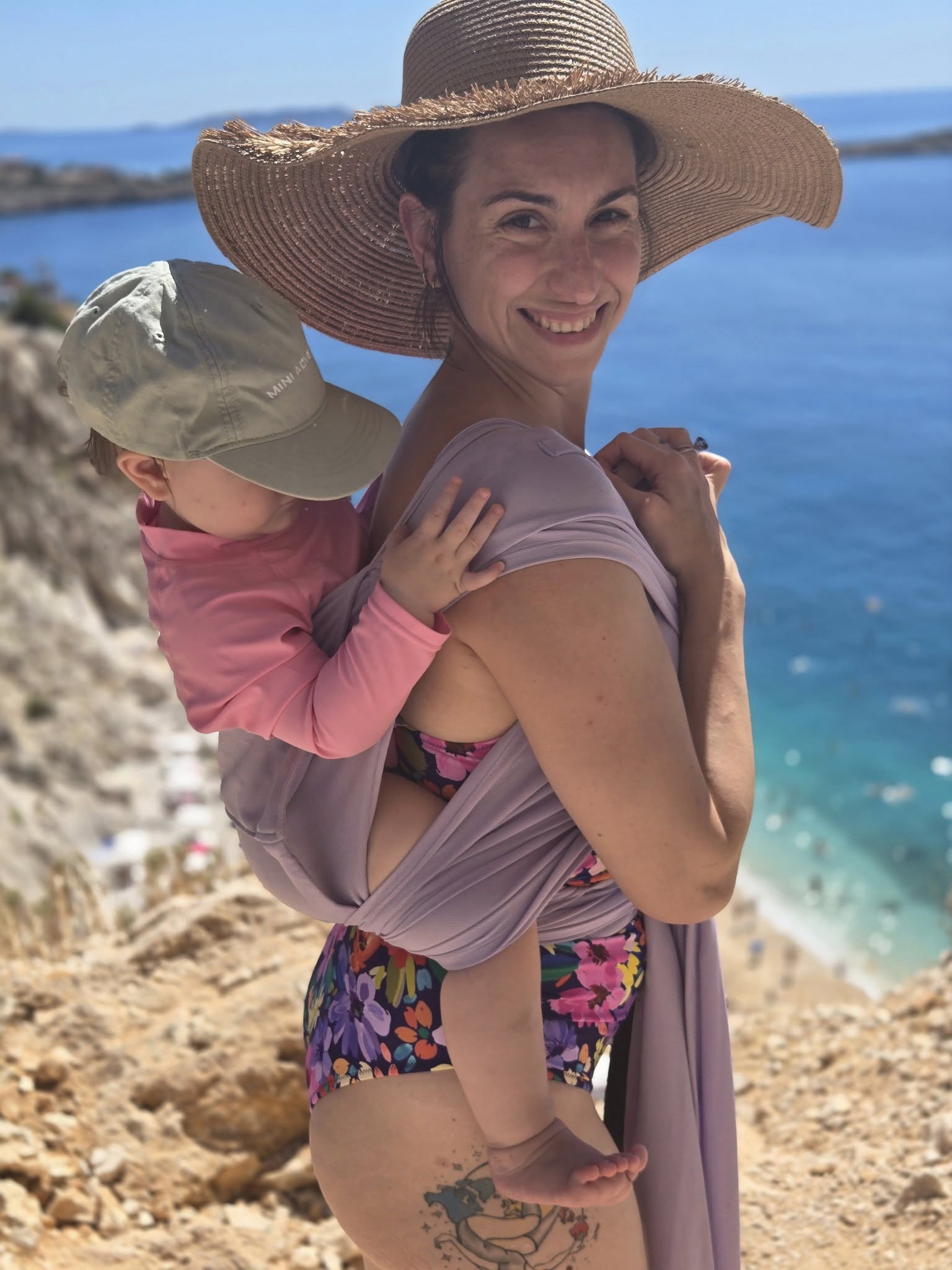 Lavender Mist Everyday Half Buckle Baby Carrier by Beachfront Baby Beachfront Baby at Little Zen One