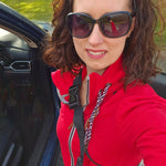 Angel Wings Babywearing Sweatshirt Raspberry Red Angel Wings at Little Zen One