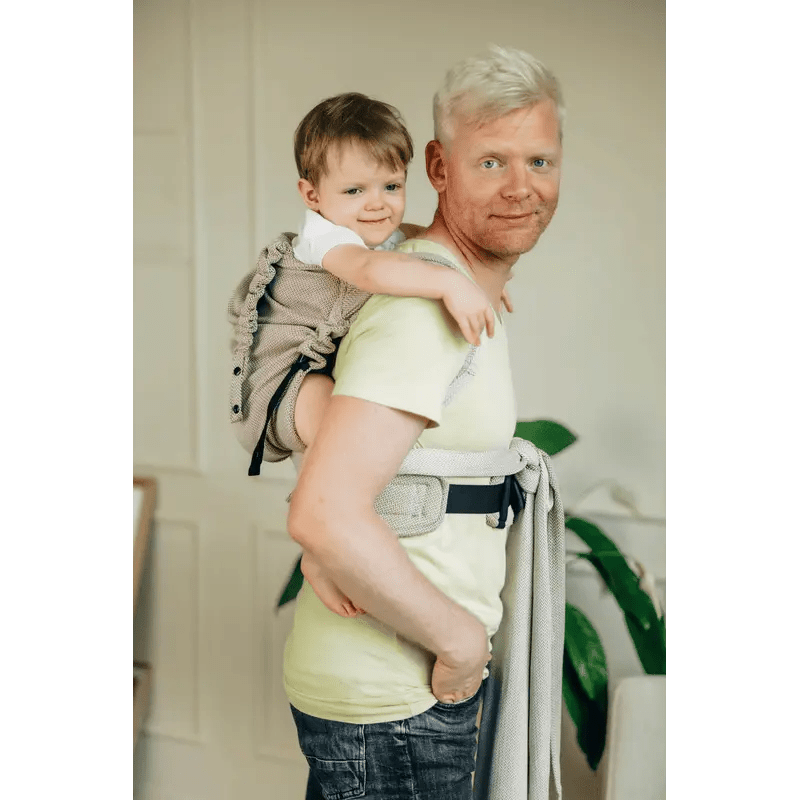 Almond Preschool LennyHybrid Half Buckle by LennyLamb - Half Buckle CarrierLittle Zen One5907557781404