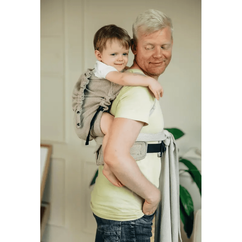 Almond Preschool LennyHybrid Half Buckle by LennyLamb - Half Buckle CarrierLittle Zen One5907557781404