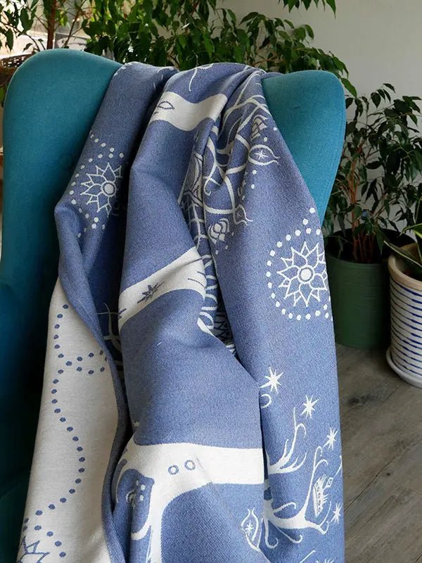 Ancients of Gondor Hith Cashwool Throw by Oscha Home Hobby