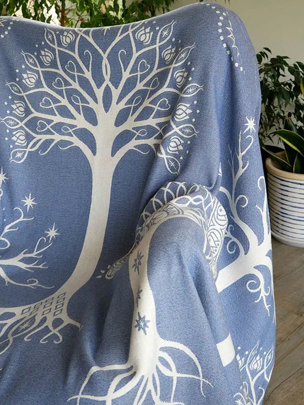Ancients of Gondor Hith Cashwool Throw by Oscha Home Hobby