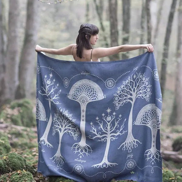 Ancients of Gondor Hith Cashwool Throw by Oscha Home Hobby