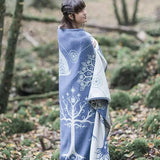 Ancients of Gondor Hith Cashwool Throw by Oscha Home Hobby